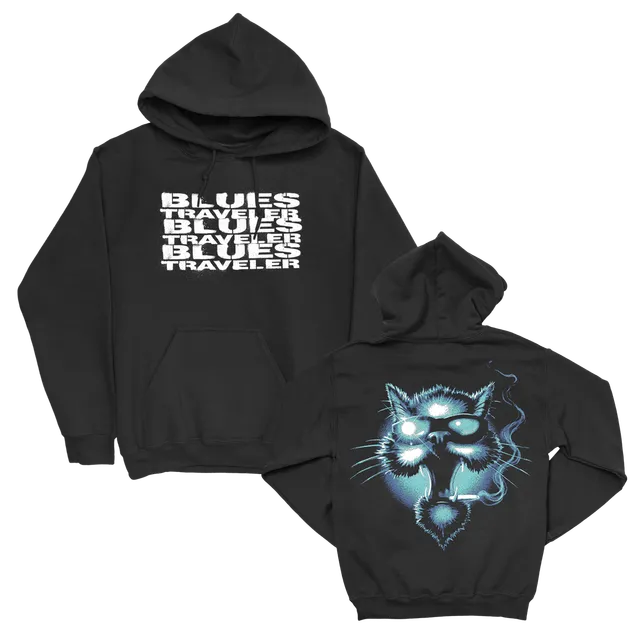 Blues Traveler Chroma Repeater Hoodie Schwarz Baumwolle