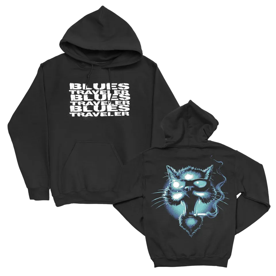 Blues Traveler Chroma Repeater Hoodie Schwarz Baumwolle