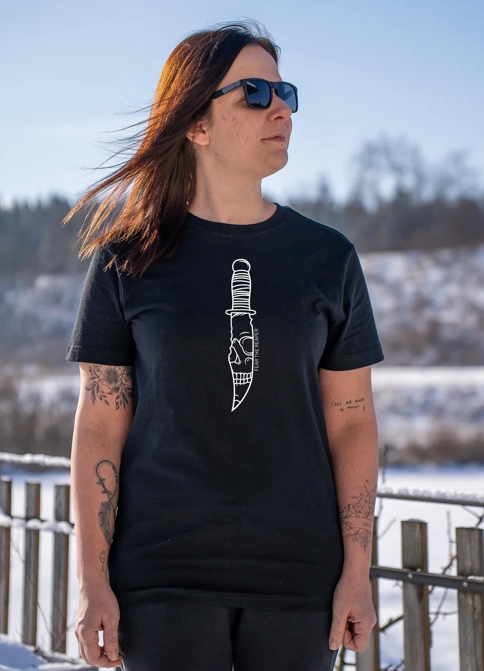 BlackLava Fear the Reaper T-Shirt Rundhals 200g/m²