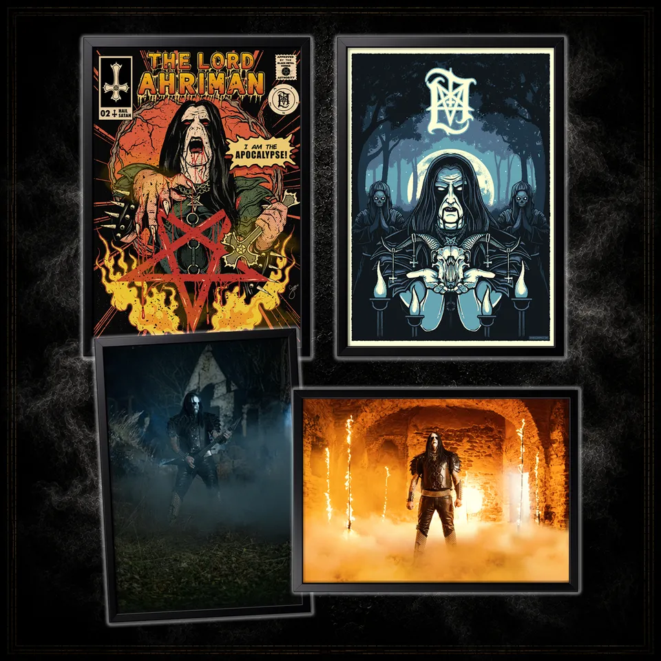 Lord Ahriman Ultimate Poster Bundle Kunstdruck 4er Set signiert
