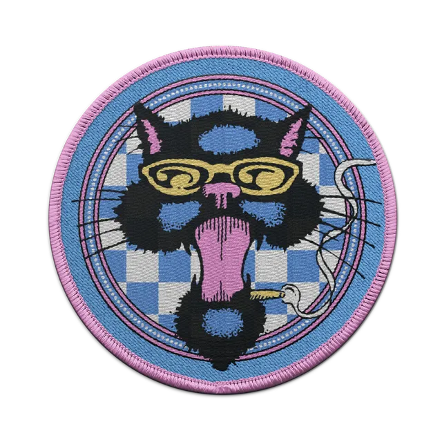 Blues Traveler Logo Circle Patch pink/blau 3 Zoll