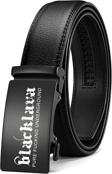 Black Lava Pure fucking Underground Ledergürtel 35mm Echtleder