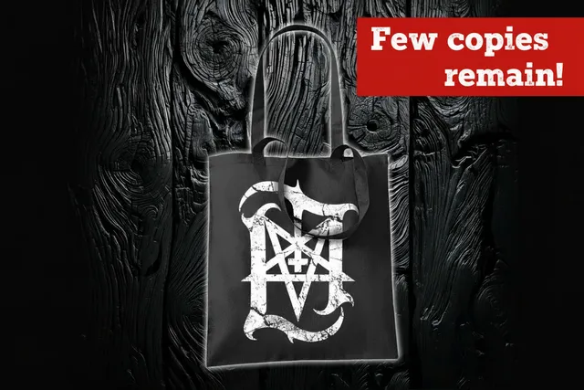 Lord Ahriman Signature Tote Bag Schwarz Emblem 37x41 cm