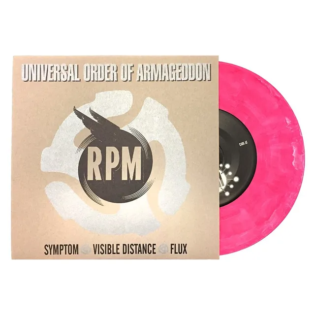 Universal Order Of Armageddon Symptom 7" Single Pink Vinyl
