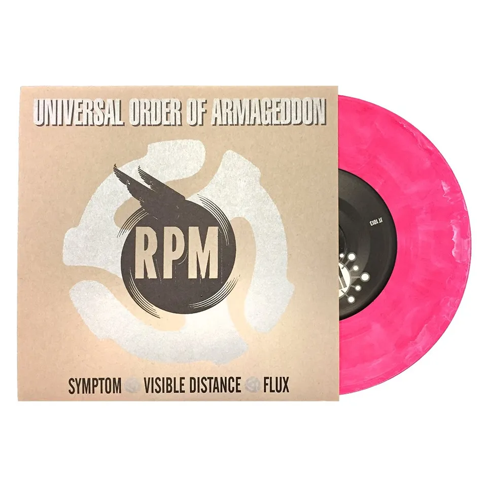 Universal Order Of Armageddon Symptom 7" Single Pink Vinyl