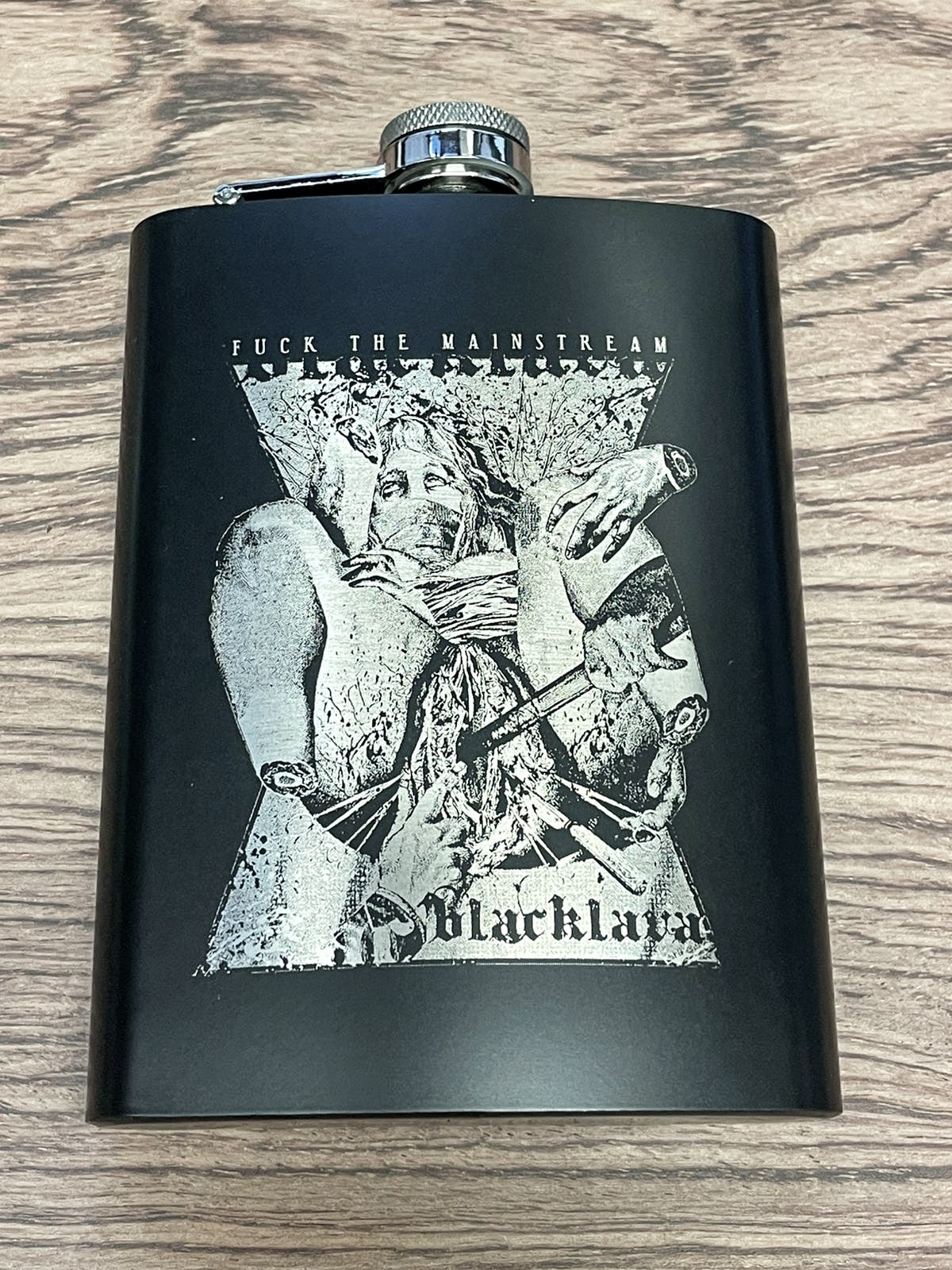 Merchandise Fuck the Mainstream Flachmann Edelstahl 240 ml