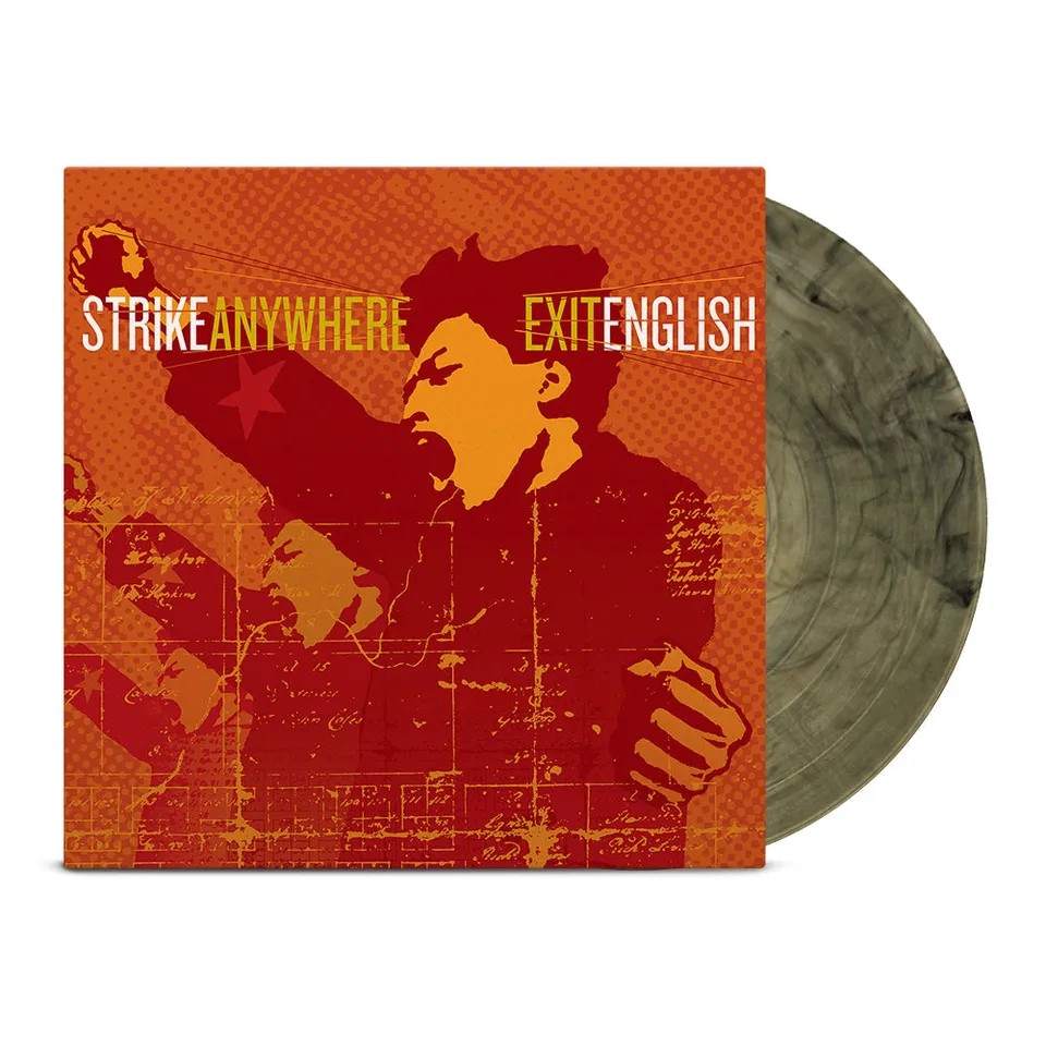 Strike Anywhere Exit English LP Clear Black Vinyl