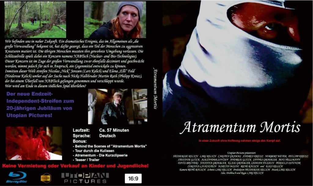 Black Lava Atramentum Mortis Blu-ray BD-R OOP Endzeitfilm
