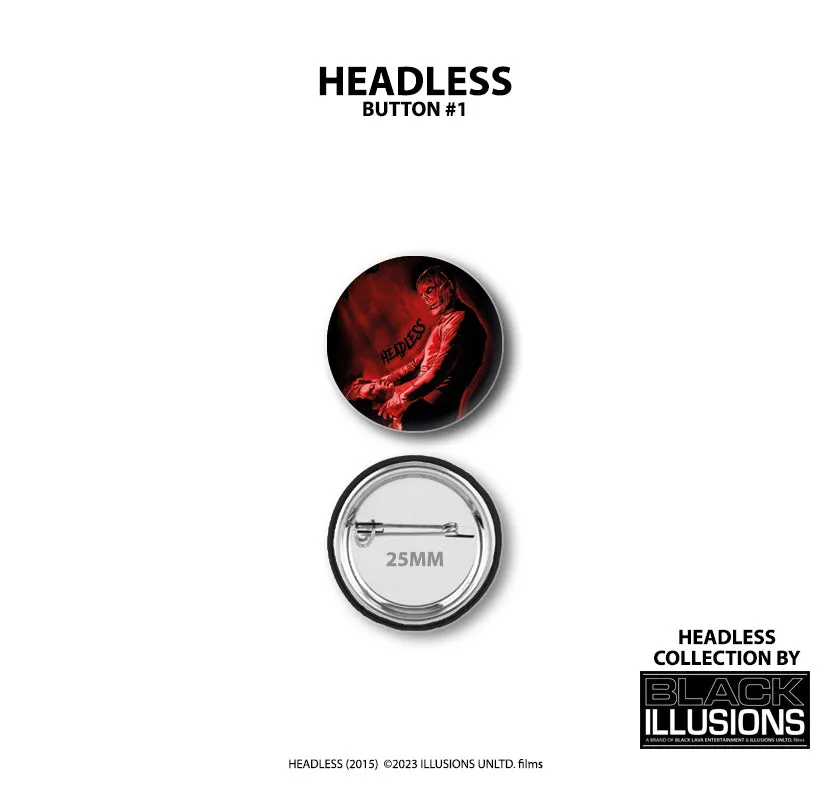 BlackLava Headless Button 25mm Anstecker Metall