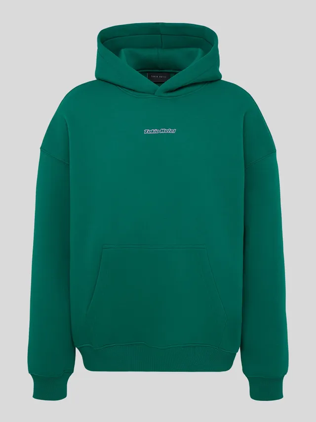 Tokyo Hotel Diskografie Hoodie grün oversized Backprint