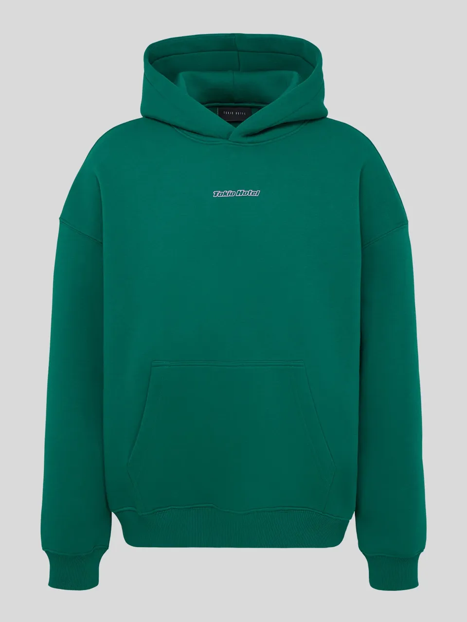 Tokyo Hotel Diskografie Hoodie grün oversized Backprint