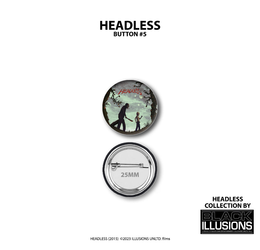 Headless Button #5 25mm Merch Ansteckbutton Metal Pin