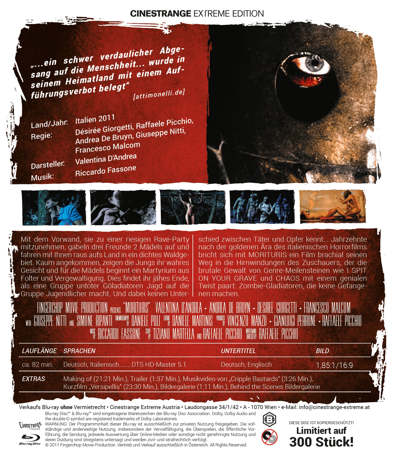 Black Lava Morituris Blu-ray O-Card Limited 300