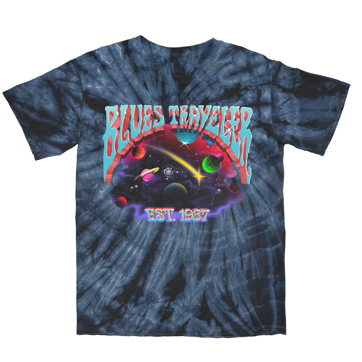 Blues Traveler Spacey Since '87 T-Shirt navy Baumwolle