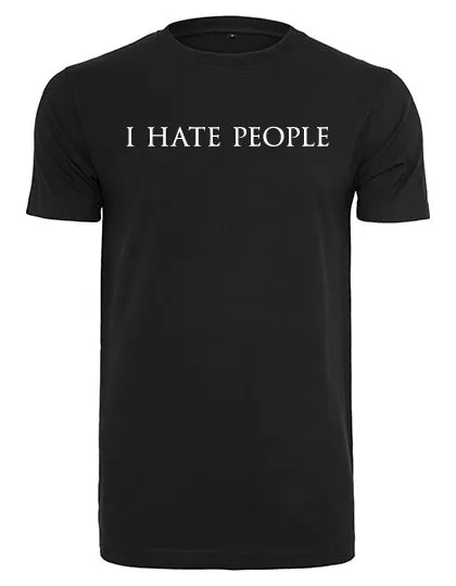 BlackLava I hate People T-Shirt Rundhals 200 g/m²