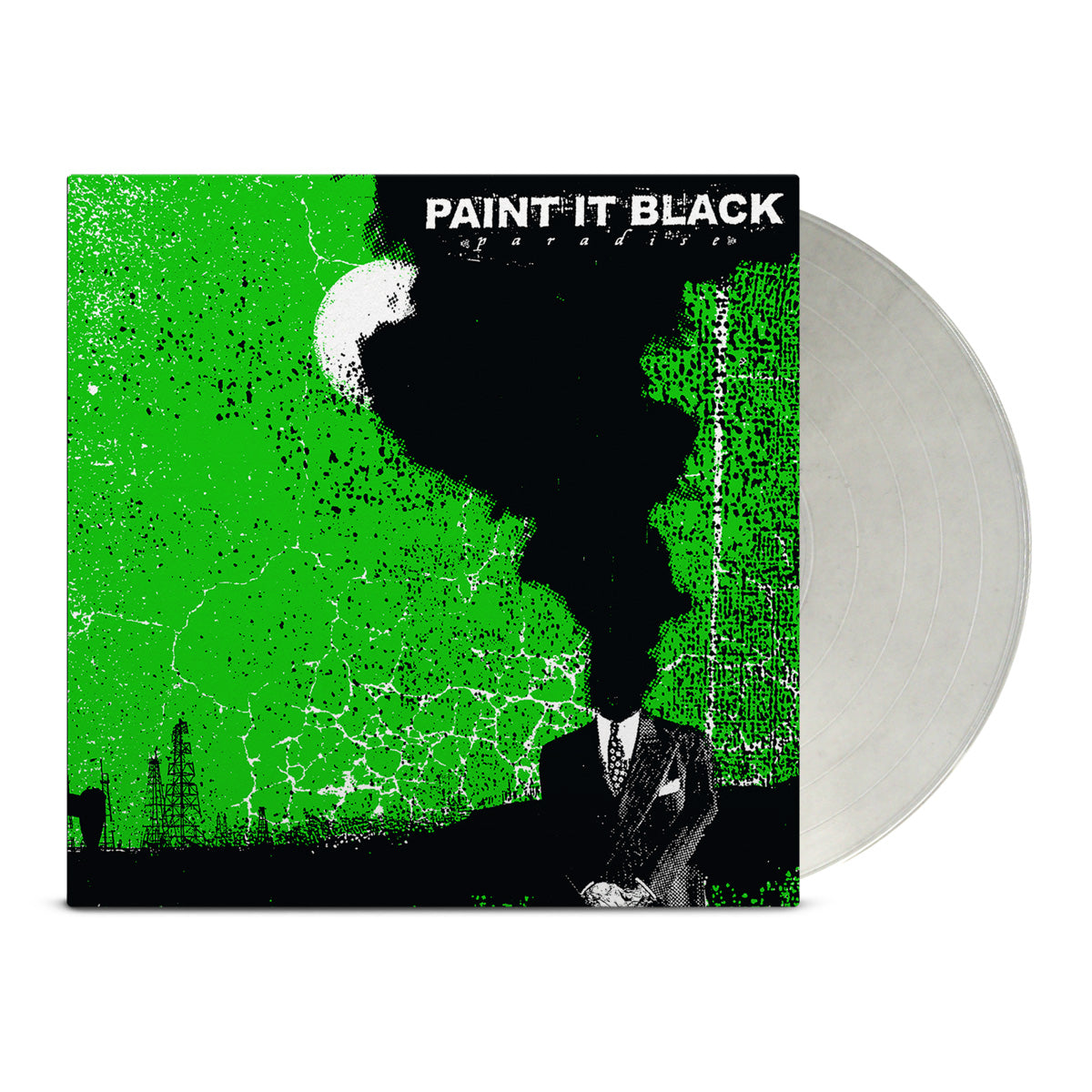 Paint It Black Paradise LP Vinyl transparent Clear limitiert