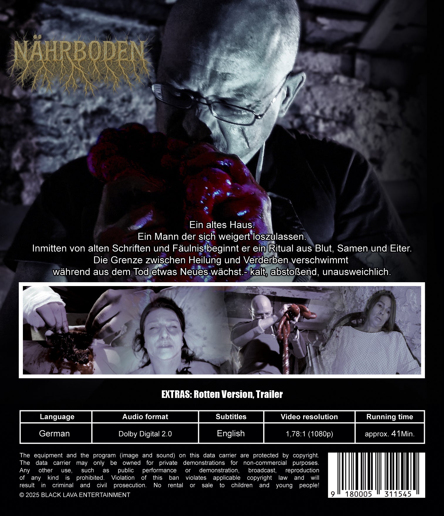 Black Lava Nährboden Sebastian Zeglarski Blu-ray 41 Min