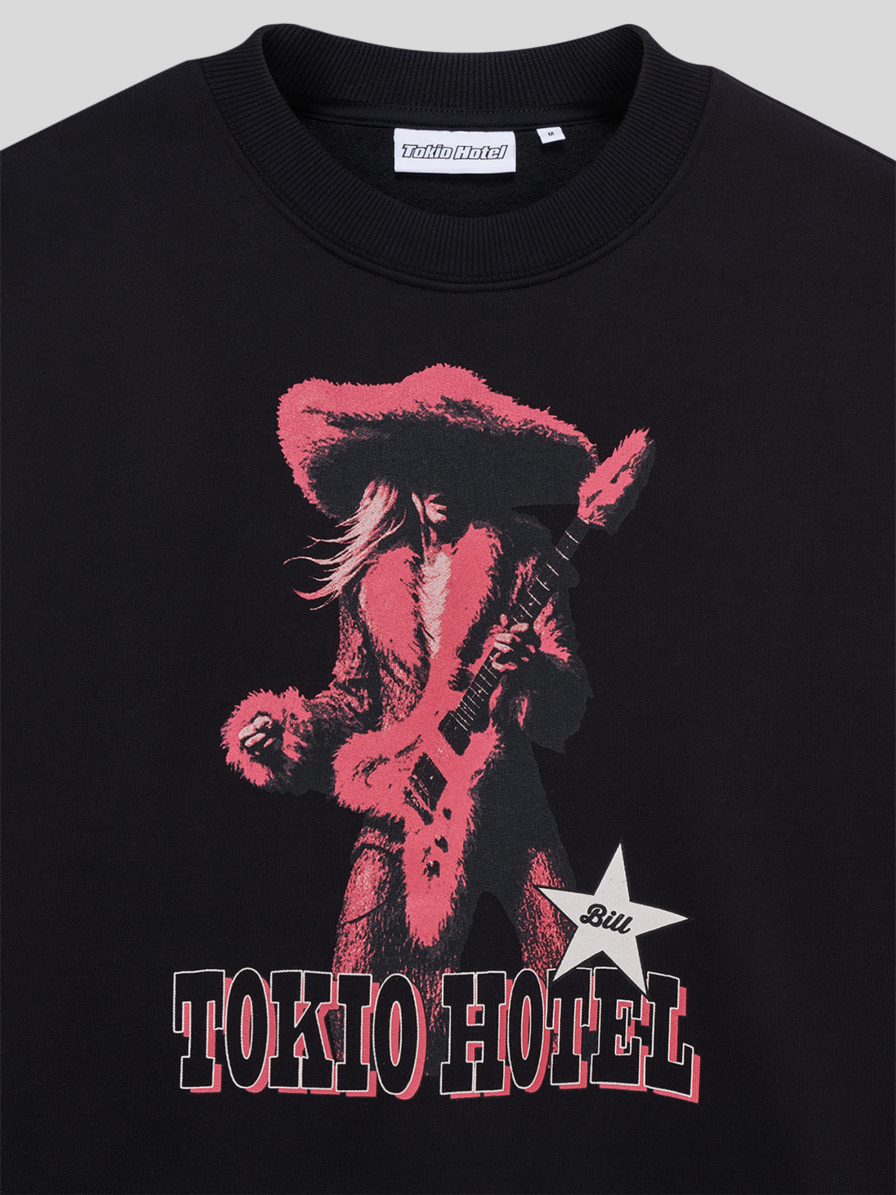 Tokio Hotel Western Sweatshirt Pullover Schwarz Oversize
