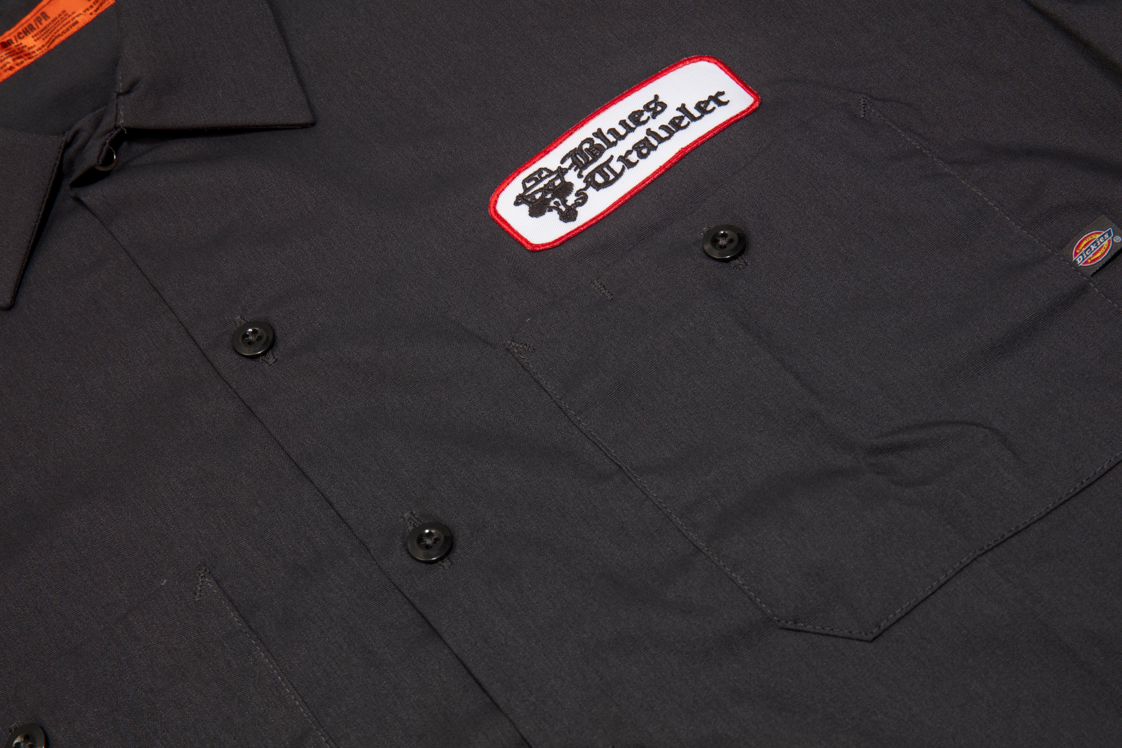 Blues Traveler Logo Patch Dickies Workshirt charcoal