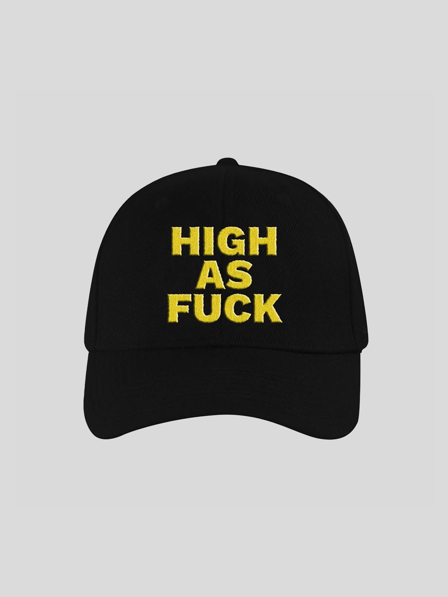Tokio Hotel High as Fuck Cap Schwarz Baumwolle One Size