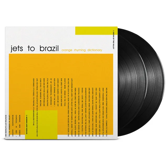 Jets To Brazil Orange Rhyming Dictionary 2xLP 180g
