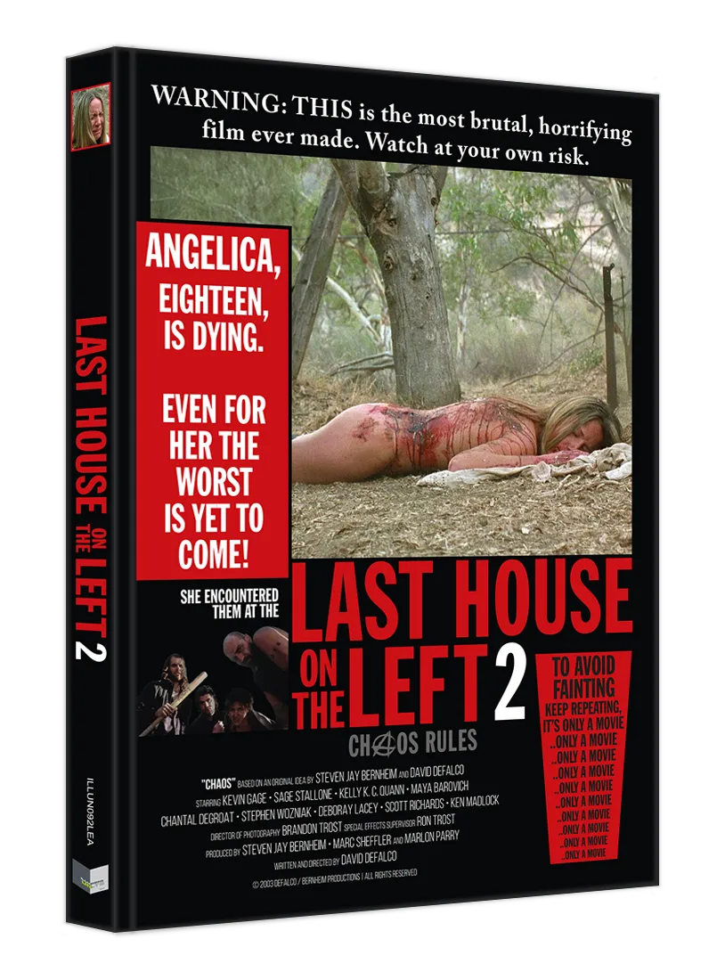 Black Lava Last House on the Left 2 Mediabook Cover A Uncut