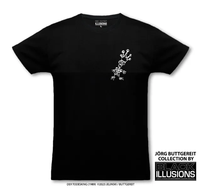 BlackLava Merchandise Todesking T-Shirt Round Neck Schwarz