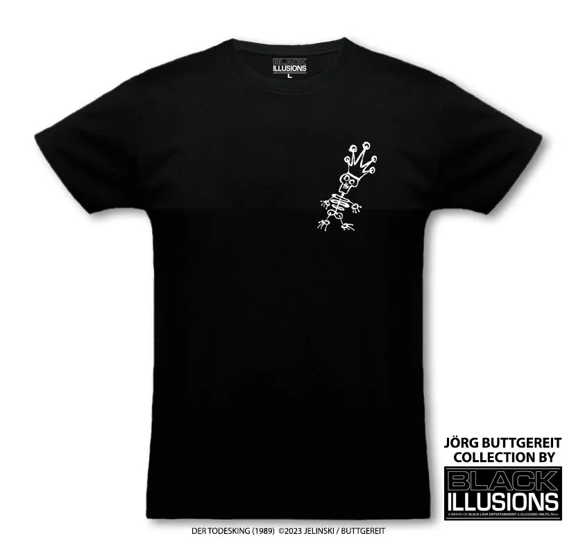 BlackLava Merchandise Todesking T-Shirt Round Neck Schwarz
