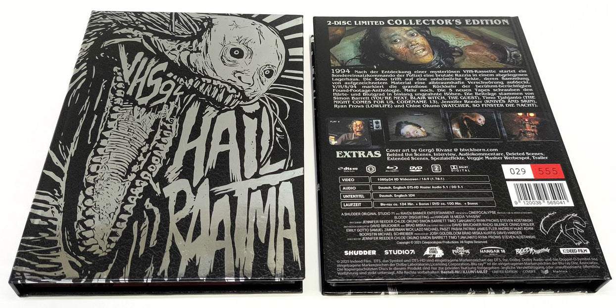 Black Lava V/H/S/94 Mediabook Blu-ray Cover F 2-Disc UNCUT