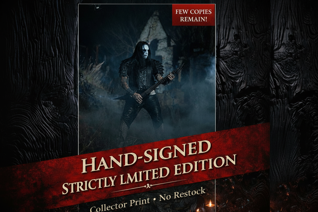 Lord Ahriman Nightfall Poster signiert 50x70 limitiert