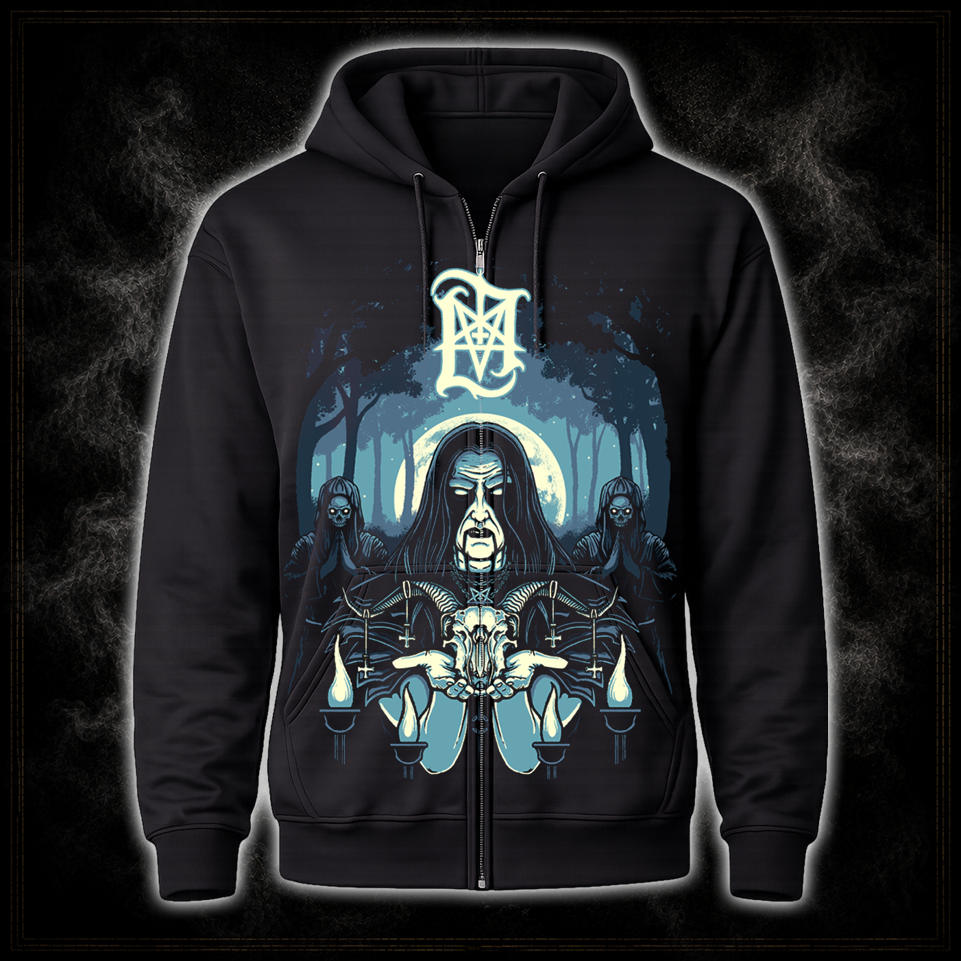 Lord Ahriman Ritual Bundle Shirt + Zip-Hood schwarz