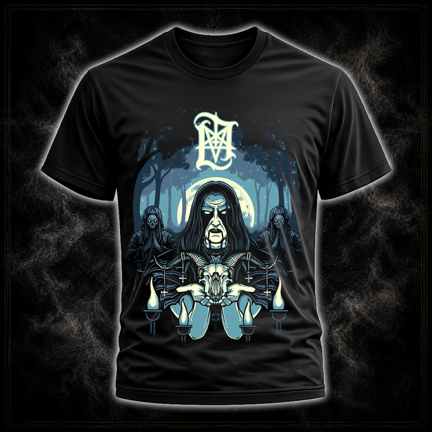 Lord Ahriman Ultimate Trinity 3er T-Shirt Set Schwarz