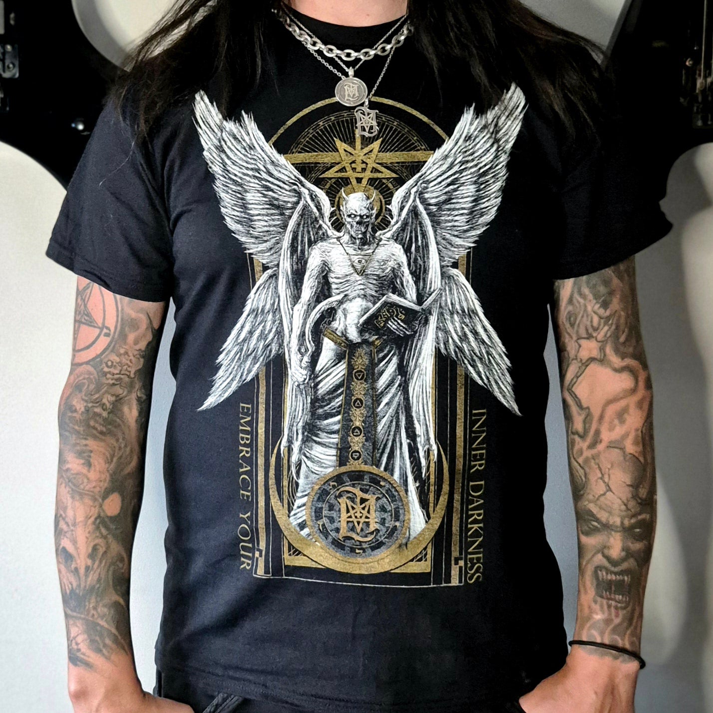 Lord Ahriman Embrace Darkness Shirt schwarz Nestor Avalos