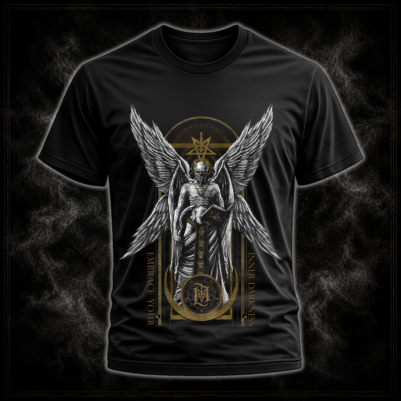 Lord Ahriman Sigil of Power Bundle Shirt + Anhänger L 925 Silber