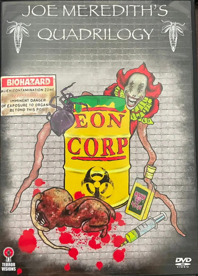 Black Lava Releases Joe Meredith Quadrilogy DVD DVD-R Sci-Fi Gore