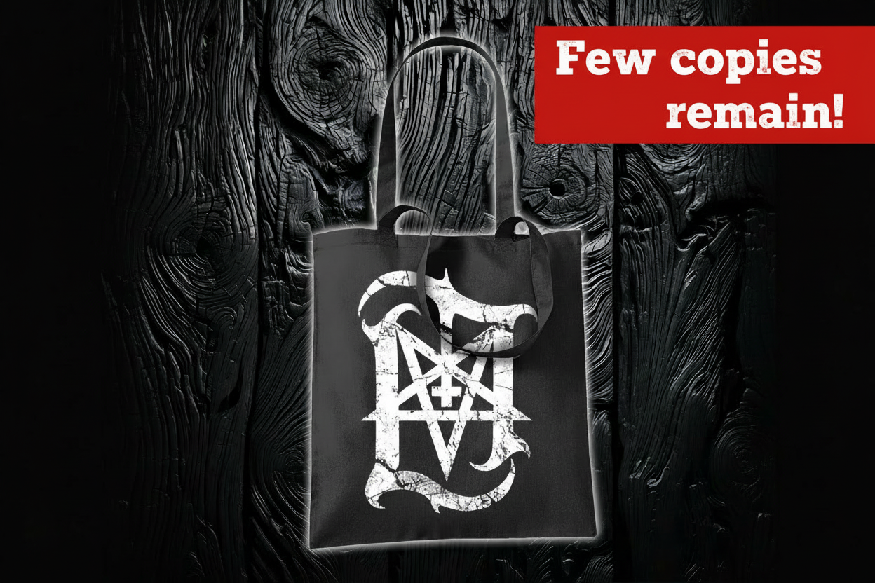 Lord Ahriman Signature Tote Bag Schwarz Emblem 37x41 cm